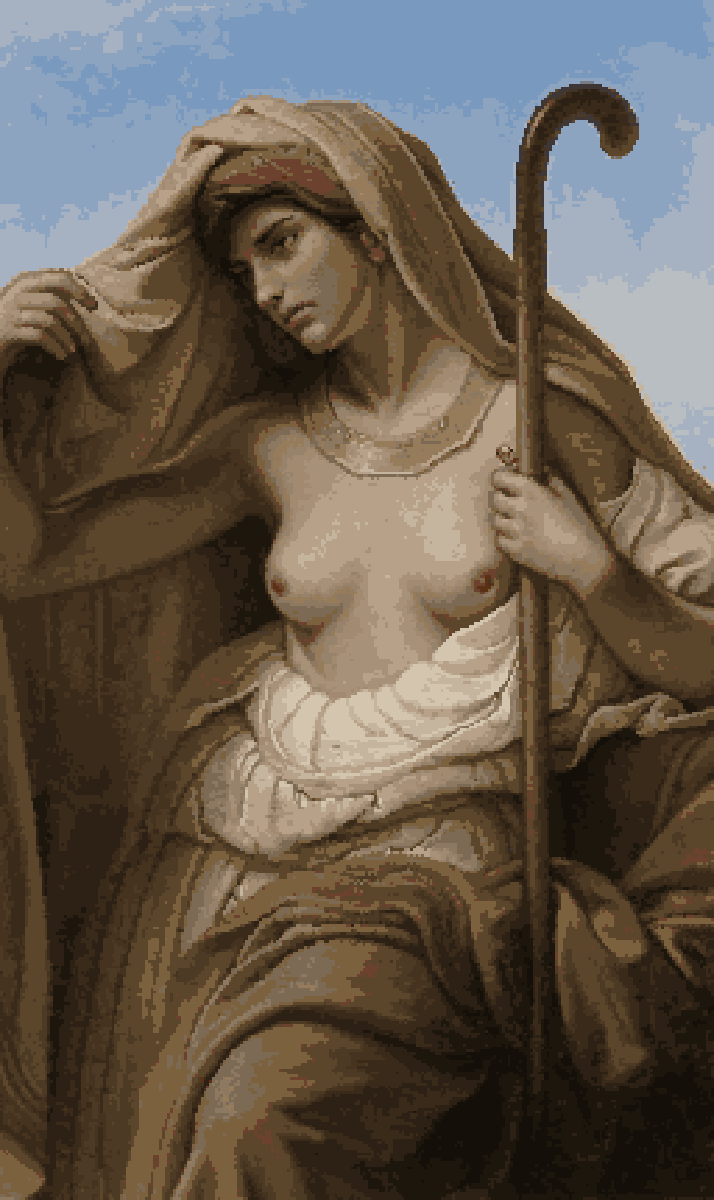 Tamar painting portrait